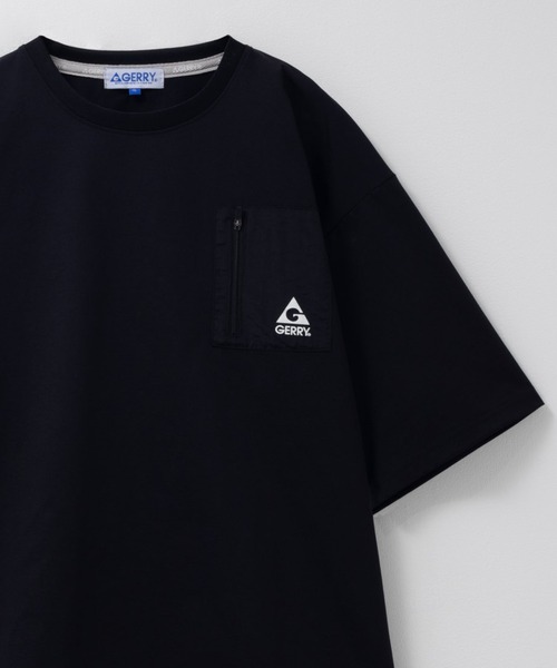 GERRY（ジェリー）の「【GERRY/ジェリー】ドローコードポケットＴシャツ UVカット ステッカー付き！（Tシャツ/カットソー・メンズ・ホワイト/ネイビー/ブラック/カーキ・M/L/XL）」の7枚目の写真