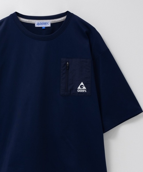 GERRY（ジェリー）の「【GERRY/ジェリー】ドローコードポケットＴシャツ UVカット ステッカー付き！（Tシャツ/カットソー・メンズ・ホワイト/ネイビー/ブラック/カーキ・M/L/XL）」の11枚目の写真