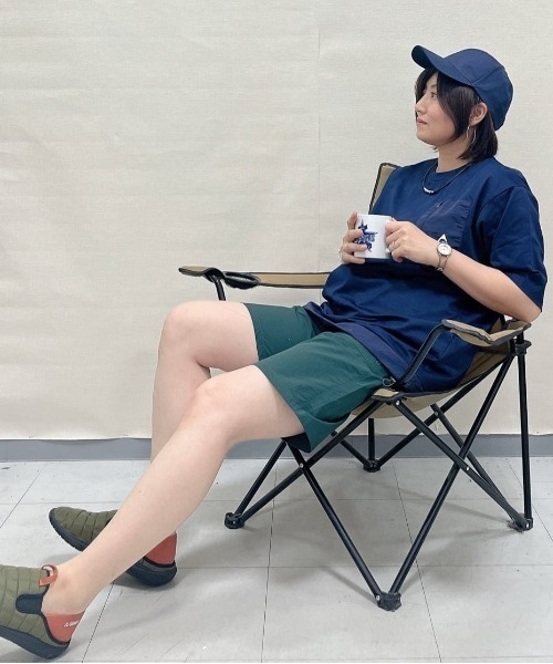 GERRY（ジェリー）の「【GERRY/ジェリー】ドローコードポケットＴシャツ UVカット ステッカー付き！（Tシャツ/カットソー・メンズ・ホワイト/ネイビー/ブラック/カーキ・M/L/XL）」の19枚目の写真