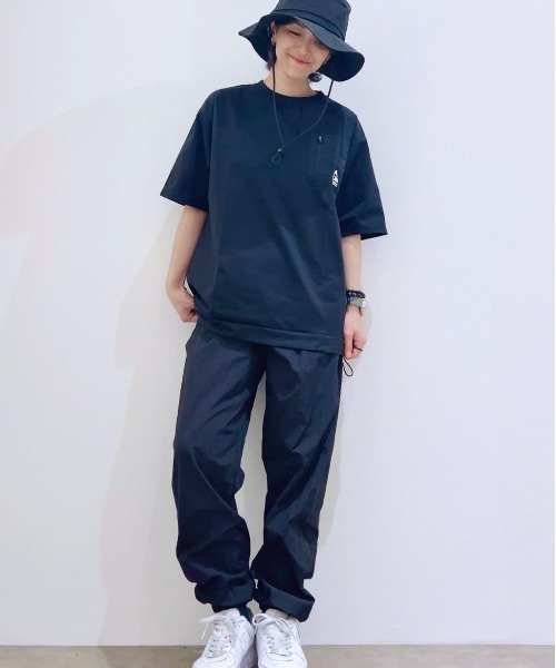 GERRY（ジェリー）の「【GERRY/ジェリー】ドローコードポケットＴシャツ UVカット ステッカー付き！（Tシャツ/カットソー・メンズ・ホワイト/ネイビー/ブラック/カーキ・M/L/XL）」の20枚目の写真