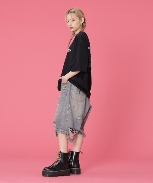 A4A(エーフォーエー)の「A4A/エーフォーエー/BLK SST UNDER(Tシャツ/カットソー・レディース・ブラック・M/S/L)」の5枚目の写真