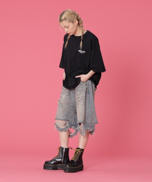 A4A(エーフォーエー)の「A4A/エーフォーエー/BLK SST UNDER(Tシャツ/カットソー・レディース・ブラック・M/S/L)」の6枚目の写真