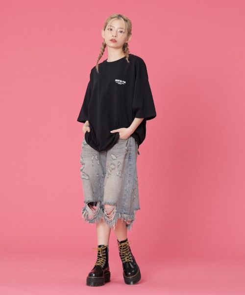 A4A(エーフォーエー)の「A4A/エーフォーエー/BLK SST UNDER(Tシャツ/カットソー・レディース・ブラック・M/S/L)」の7枚目の写真