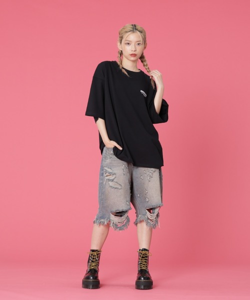 A4A(エーフォーエー)の「A4A/エーフォーエー/BLK SST UNDER(Tシャツ/カットソー・レディース・ブラック・M/S/L)」の8枚目の写真