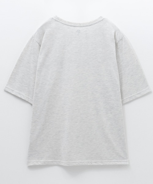 Mac-House(マックハウス)の「T-GRAPHICS メッセージ刺繍Tシャツ(Tシャツ/カットソー・レディース・カーキ/チャコールグレー/ホワイト・M/L)」の22枚目の写真