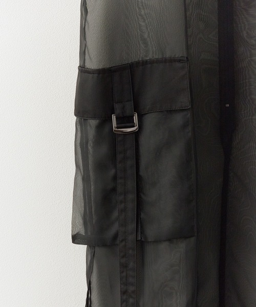 c/est(シーエ)の「c/est/シーエ ELSIE シア―チュニック 秋物 秋服 2026年秋冬(チュニック・レディース・ブラック/ベージュ・FREE)」の16枚目の写真
