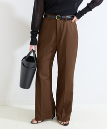 手洗い可 / ナチュラルフレアパンツ