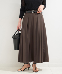 B.C STOCK | 手洗い可 / ベルト付きダブルピッチタックスカート(スカート)