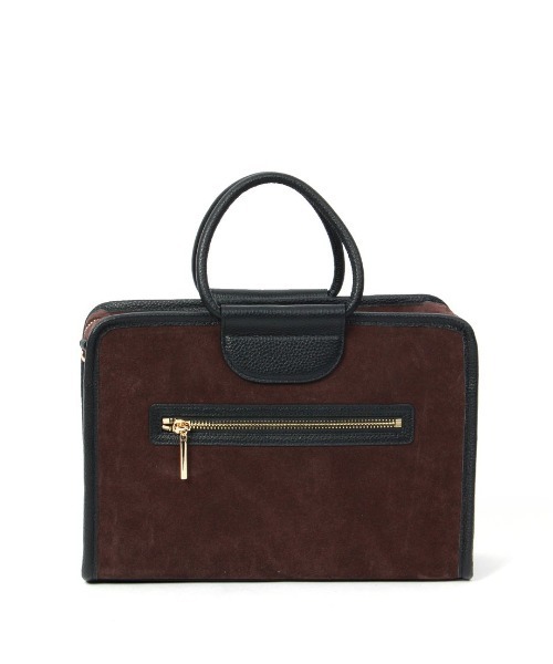 Beau're(ヴュレ)の「【BEAURE/ビュレ】Suede Classic ブリーフ Bag(ハンドバッグ・レディース・ブラウン系その他/カーキ・FREE)」の11枚目の写真