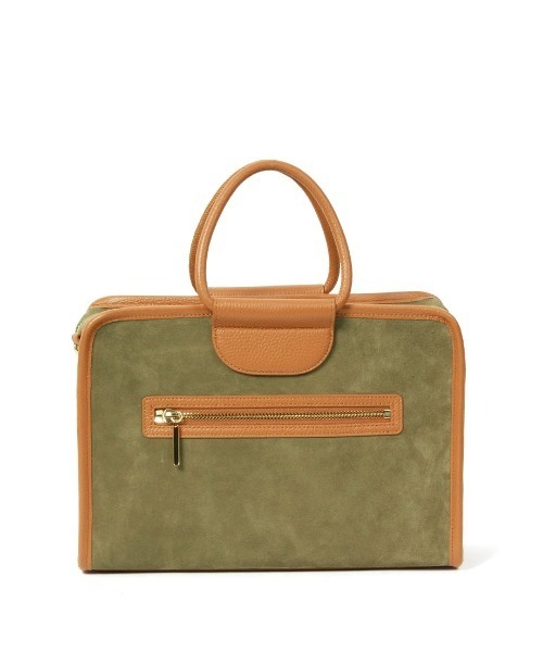 Beau're(ヴュレ)の「【BEAURE/ビュレ】Suede Classic ブリーフ Bag(ハンドバッグ・レディース・ブラウン系その他/カーキ・FREE)」の14枚目の写真