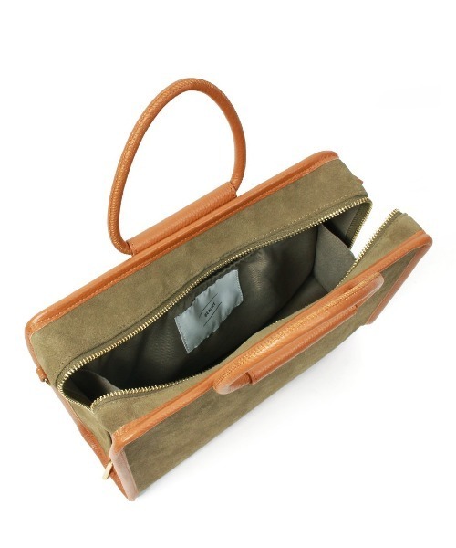 Beau're(ヴュレ)の「【BEAURE/ビュレ】Suede Classic ブリーフ Bag(ハンドバッグ・レディース・ブラウン系その他/カーキ・FREE)」の6枚目の写真