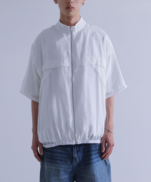 MDR(エムディアール)の「タック切替シアートップス(その他トップス・メンズ・オフホワイト/ブラック・L/M)」の8枚目の写真
