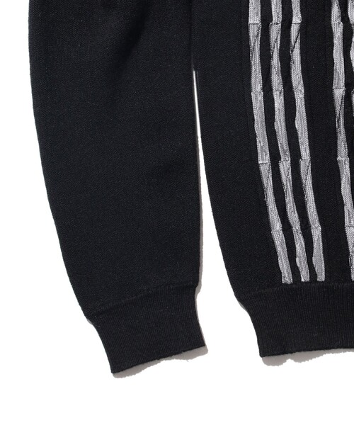 BEAMS PLUS(ビームスプラス)の「14ゲージ ボーンストライプ カーディガン(カーディガン/ボレロ・メンズ・ブラック/ブラウン/オリーブ/ネイビー・S/M/L/XL)」の15枚目の写真