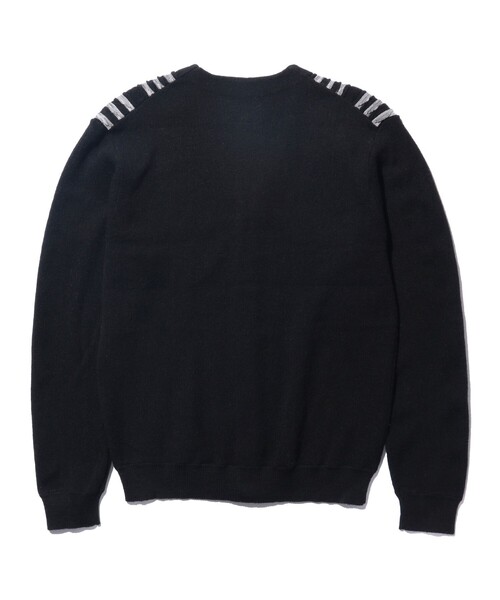 BEAMS PLUS(ビームスプラス)の「14ゲージ ボーンストライプ カーディガン(カーディガン/ボレロ・メンズ・ブラック/ブラウン/オリーブ/ネイビー・S/M/L/XL)」の17枚目の写真