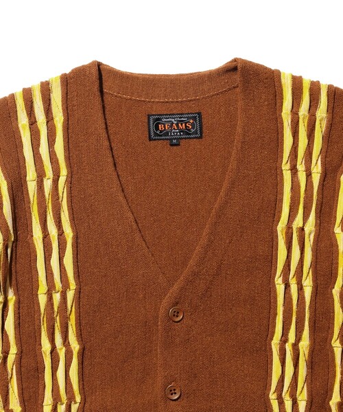 BEAMS PLUS(ビームスプラス)の「14ゲージ ボーンストライプ カーディガン(カーディガン/ボレロ・メンズ・ブラック/ブラウン/オリーブ/ネイビー・S/M/L/XL)」の19枚目の写真