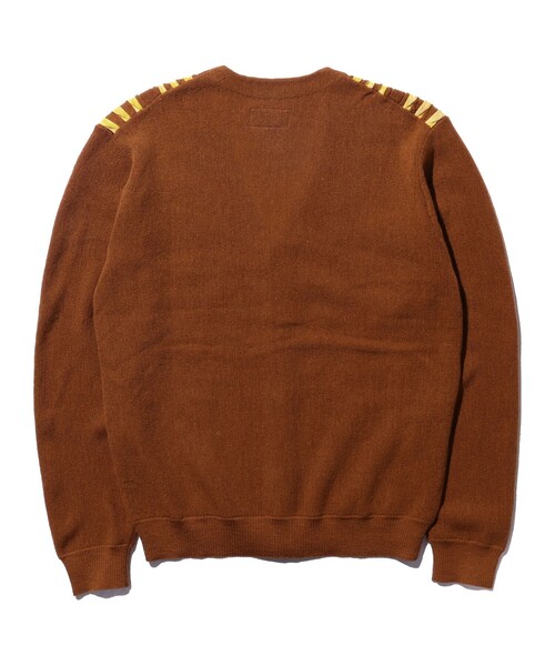 BEAMS PLUS(ビームスプラス)の「14ゲージ ボーンストライプ カーディガン(カーディガン/ボレロ・メンズ・ブラック/ブラウン/オリーブ/ネイビー・S/M/L/XL)」の22枚目の写真