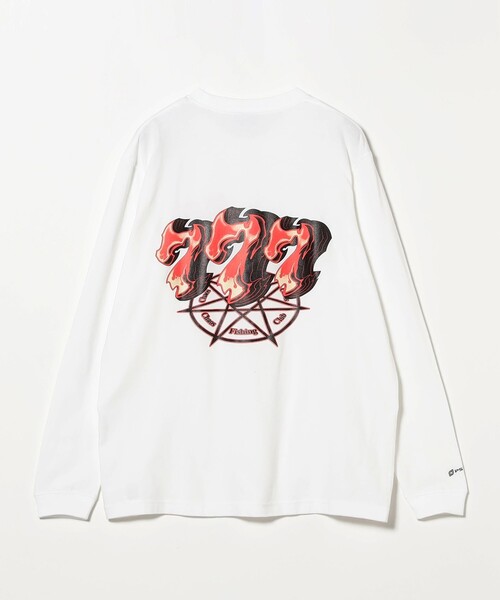 Chaos Fishing Club(カオスフィッシングクラブ)の「Chaos Fishing Club / 七芒星 T-Shirt L/S(Tシャツ/カットソー・メンズ・ホワイト・X-LARGE/MEDIUM)」の5枚目の写真
