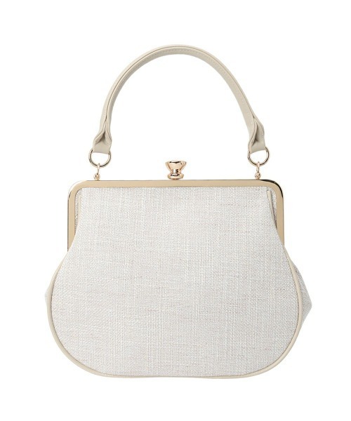 an another angelus（アンアナザーアンジェラス）の「リボンローズ刺繍がま口バッグ（ハンドバッグ・レディース・アイボリー/ライトブルー・FREE）」の17枚目の写真