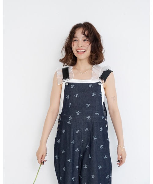 JUMELLE（ジュメロ）の「フリルカップ付きキャミ（キャミソール・レディース・ベージュ/ホワイト・FREE）」の6枚目の写真