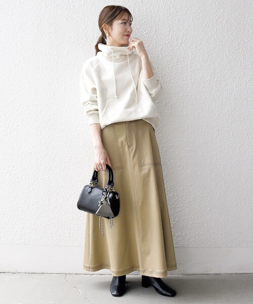 セール】SHIPS any:〈洗濯機可能〉フリース ライク ハイネック プル