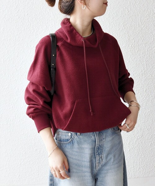 セール】SHIPS any:〈洗濯機可能〉フリース ライク ハイネック プル