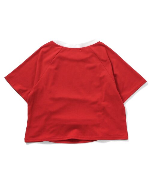 algy（アルジー）の「ギャザーミニトップス（Tシャツ/カットソー・キッズ・ブラック/レッド/オフホワイト・SMALL/MEDIUM/X-SMALL/XX-SMALL）」の15枚目の写真