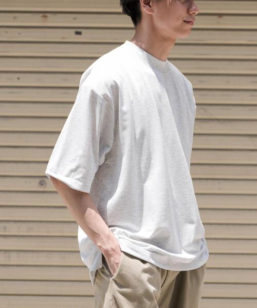 FORK&SPOON（フォークアンドスプーン）の「FORK&SPOON　CAVE SHORT-SLEEVE T-SHIRTS（Tシャツ/カットソー・メンズ・チャコールグレー/グレー系その他/アイボリー・4/5）」の5枚目の写真