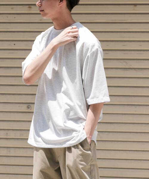 FORK&SPOON（フォークアンドスプーン）の「FORK&SPOON　CAVE SHORT-SLEEVE T-SHIRTS（Tシャツ/カットソー・メンズ・チャコールグレー/グレー系その他/アイボリー・4/5）」の7枚目の写真