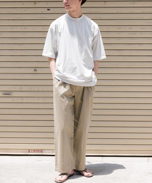 FORK&SPOON（フォークアンドスプーン）の「FORK&SPOON　CAVE SHORT-SLEEVE T-SHIRTS（Tシャツ/カットソー・メンズ・チャコールグレー/グレー系その他/アイボリー・4/5）」の9枚目の写真