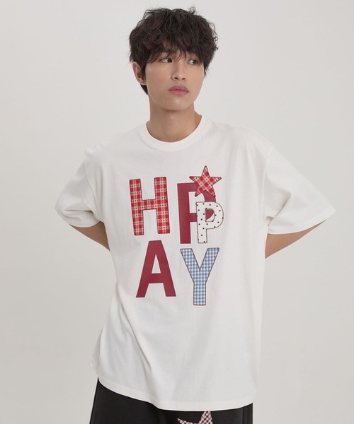 セール】【UNISEX】Wai Kei／ハッピーパッチワークT（Tシャツ