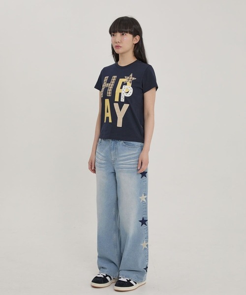 セール】【UNISEX】Wai Kei／ハッピーパッチワークT（Tシャツ