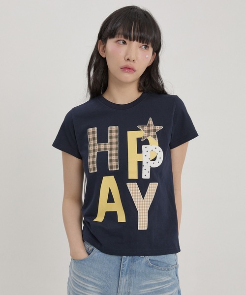 【WAIKEI】★I am HAPPY 半袖Tシャツ★ WaiKei 25SS 2nd Collection⭐ ✔️I am HAPPY 반팔티셔츠 I am