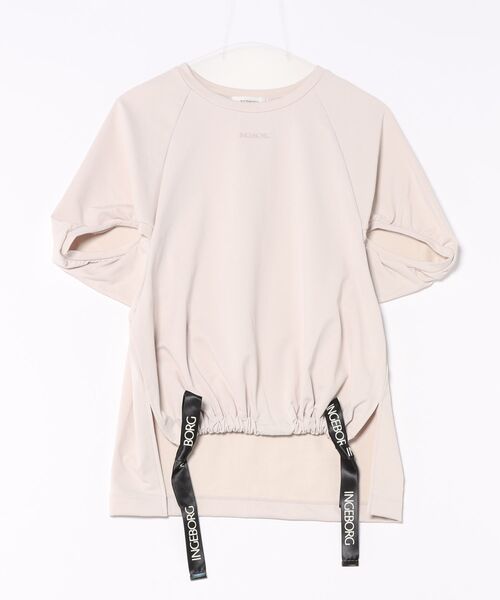 INGEBORG（インゲボルグ）の「ロゴ入りゆったりカットソー（Tシャツ/カットソー・レディース・ホワイト/ベージュ/ブラック・FREE）」の3枚目の写真