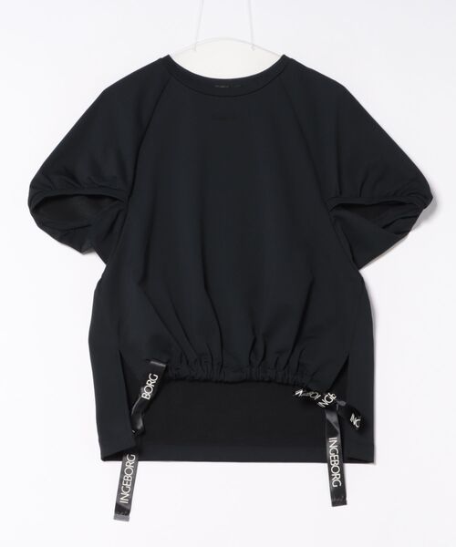 INGEBORG（インゲボルグ）の「ロゴ入りゆったりカットソー（Tシャツ/カットソー・レディース・ホワイト/ベージュ/ブラック・FREE）」の2枚目の写真