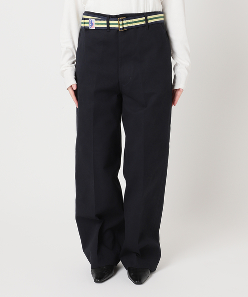 JOURNAL STANDARD（ジャーナルスタンダード）の「【BURK / バーク】ベルトツキチノパンツ（チノパンツ・レディース・ベージュ/ネイビー・MEDIUM/LARGE）」の14枚目の写真