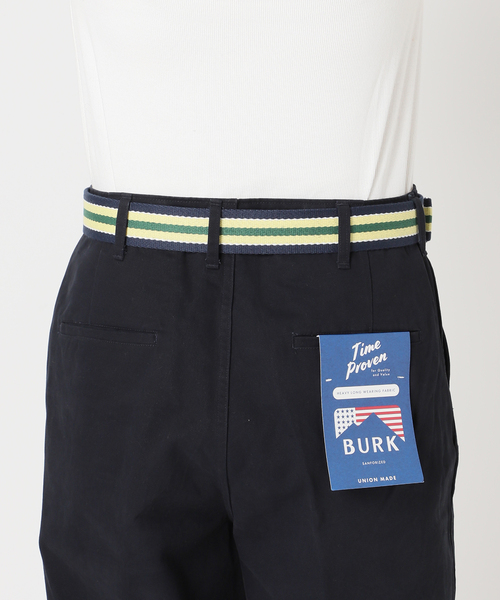 JOURNAL STANDARD（ジャーナルスタンダード）の「【BURK / バーク】ベルトツキチノパンツ（チノパンツ・レディース・ベージュ/ネイビー・MEDIUM/LARGE）」の18枚目の写真