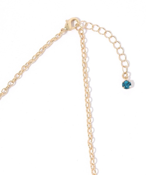 BAYFLOW（ベイフロー）の「クロスコインチャームネックレス（ネックレス・レディース・ライトグレー/イエロー・FREE）」の5枚目の写真