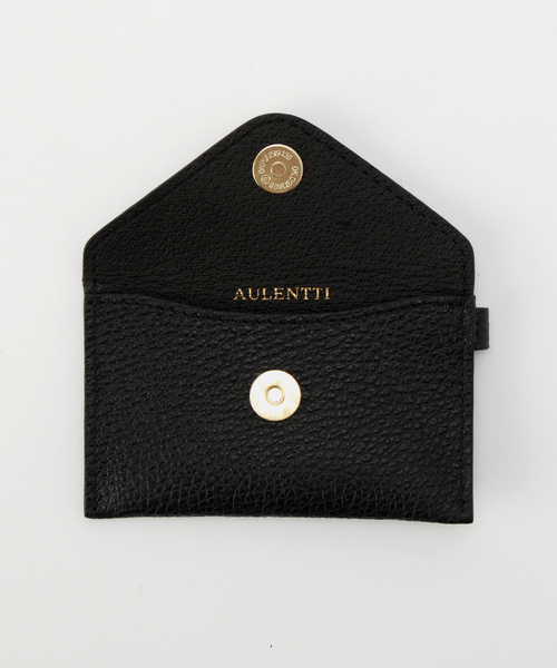 【新品タグ付き】AULENTTI ベルト ブラック AULENTTI/オウレンティ カードケース付きベルト（ベルト