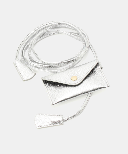 AULENTTI（オウレンティ）の「AULENTTI/オウレンティ カードケース付きベルト（ベルト・レディース・ブラック/シルバー・FREE）」の7枚目の写真