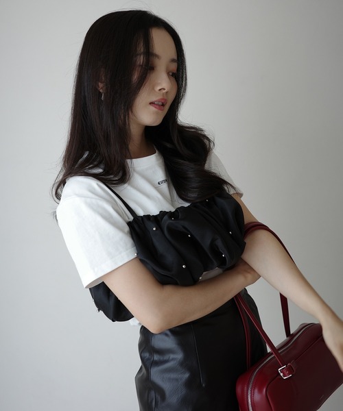 EIMY ISTOIRE(エイミーイストワール)の「シアースタッズキャミ(キャミソール・レディース・アイボリー/ブラック・F)」の19枚目の写真