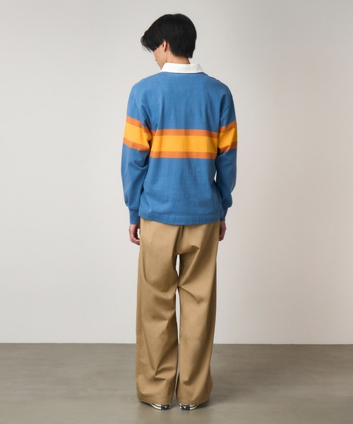 Gramicci（グラミチ）の「T/C TWILL WIDE PANT｜T/Cツイルワイドパンツ（チノパンツ・メンズ・チャコール/ベージュ/ダークブラウン/ブラック/グレイッシュベージュ・S/M/L/XL/XXL）」の9枚目の写真