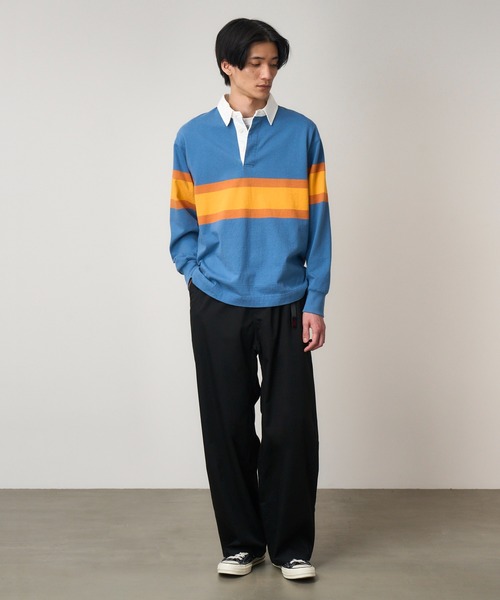 Gramicci（グラミチ）の「T/C TWILL WIDE PANT｜T/Cツイルワイドパンツ（チノパンツ・メンズ・チャコール/ベージュ/ダークブラウン/ブラック/グレイッシュベージュ・S/M/L/XL/XXL）」の13枚目の写真