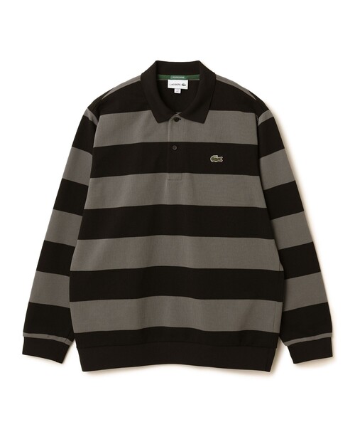 LACOSTE（ラコステ）の「【別注】LACOSTE / ボーダー ロングスリーブ ポロシャツ（ポロシャツ・メンズ・ホワイト系その他/グリーン系その他/グレー系その他・MEDIUM/LARGE/X-LARGE/SMALL）」の20枚目の写真