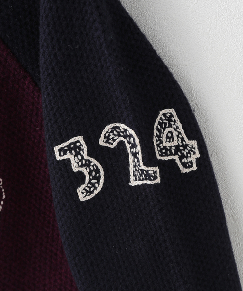 U by SPICK&SPAN(ユーバイスピックアンドスパン)の「SEA NEW YORK /シー ニューヨークARCHER VARSITY KNIT L/SLV C(その他アウター・レディース・ネイビー・SMALL)」の4枚目の写真