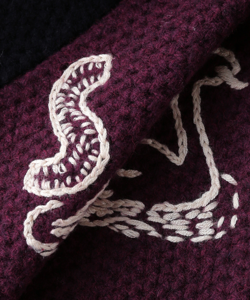 U by SPICK&SPAN(ユーバイスピックアンドスパン)の「SEA NEW YORK /シー ニューヨークARCHER VARSITY KNIT L/SLV C(その他アウター・レディース・ネイビー・SMALL)」の9枚目の写真