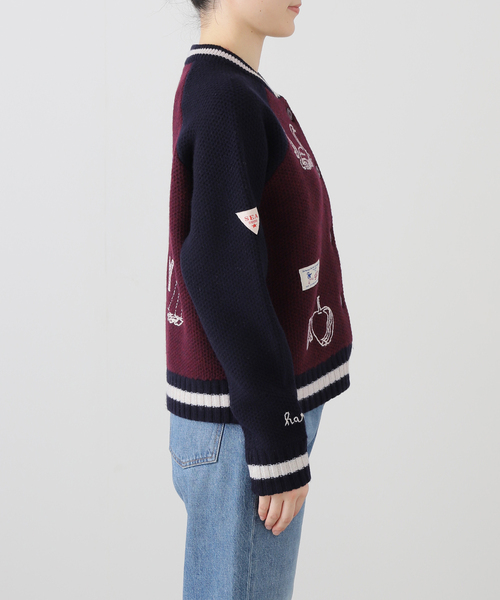 U by SPICK&SPAN(ユーバイスピックアンドスパン)の「SEA NEW YORK /シー ニューヨークARCHER VARSITY KNIT L/SLV C(その他アウター・レディース・ネイビー・SMALL)」の13枚目の写真