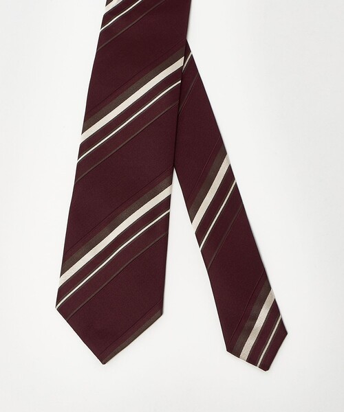 ホリデイ ブラウン　レジメンタル　ネクタイHolliday & Brown セール】＜HOLLIDAY＆BROWN＞カラーレジメンタル ネクタイ1（ネクタイ