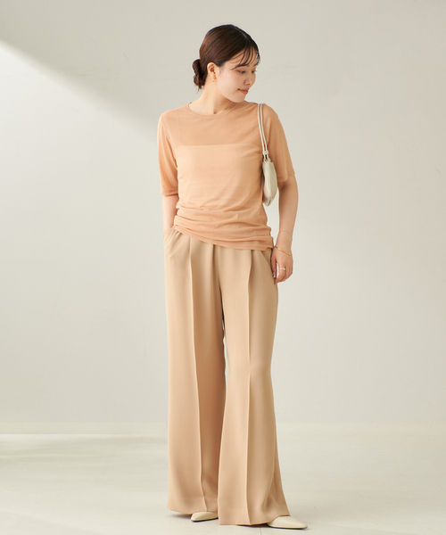 sheer mesh TEE（Tシャツ/カットソー）｜Plage（プラージュ）の