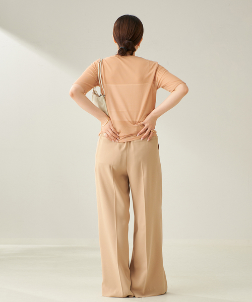 sheer mesh TEE（Tシャツ/カットソー）｜Plage（プラージュ）の
