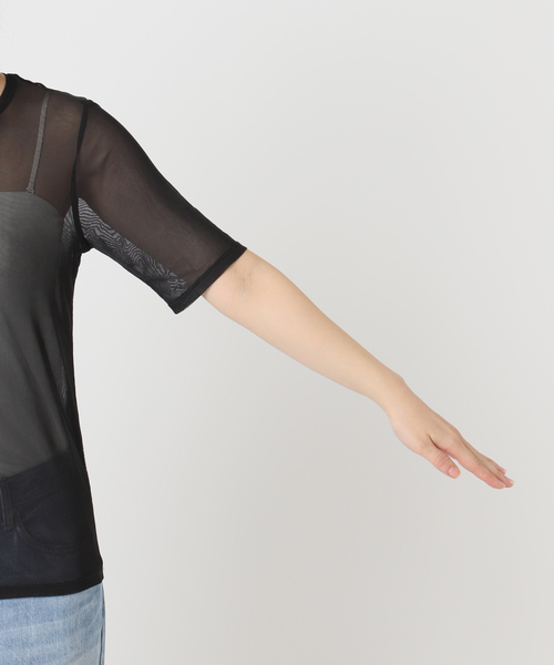 sheer mesh TEE（Tシャツ/カットソー）｜Plage（プラージュ）の